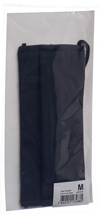 Actual product image Jakob Schlaepfer Testex Community Maske M schwarz (No official protection class, 1 x)