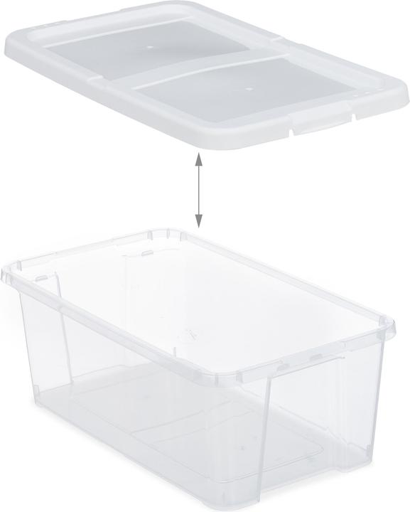 Produktbild Relaxdays Schuhboxen Kunststoff (20 x 34.5 x 12.5 cm)