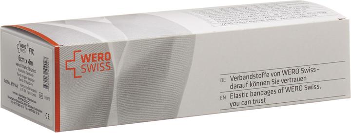 Produktbild Wero Swiss Fix Elastische Gazebinde 4mx6cm weiss