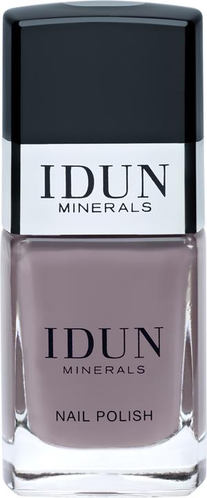 Actual product image IDUN Minerals Nail Polish Granit (Grey, Colour paint)
