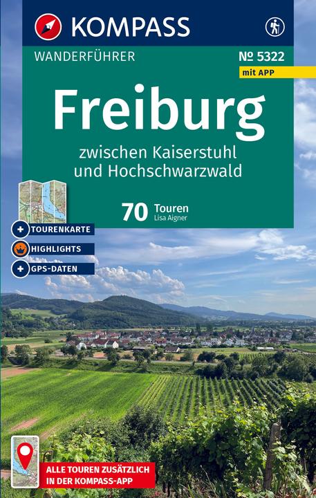 Immagine prodotto Wanderführer Freiburg zwischen Kaiserstuhl und Hochschwarzwald, 70 Touren mit