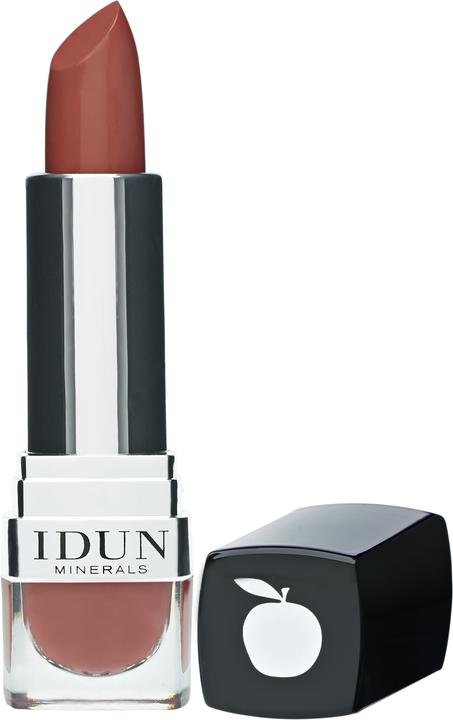 Actual product image IDUN Minerals Lipstick Jungfrubär varm roströd (Bordeaux)