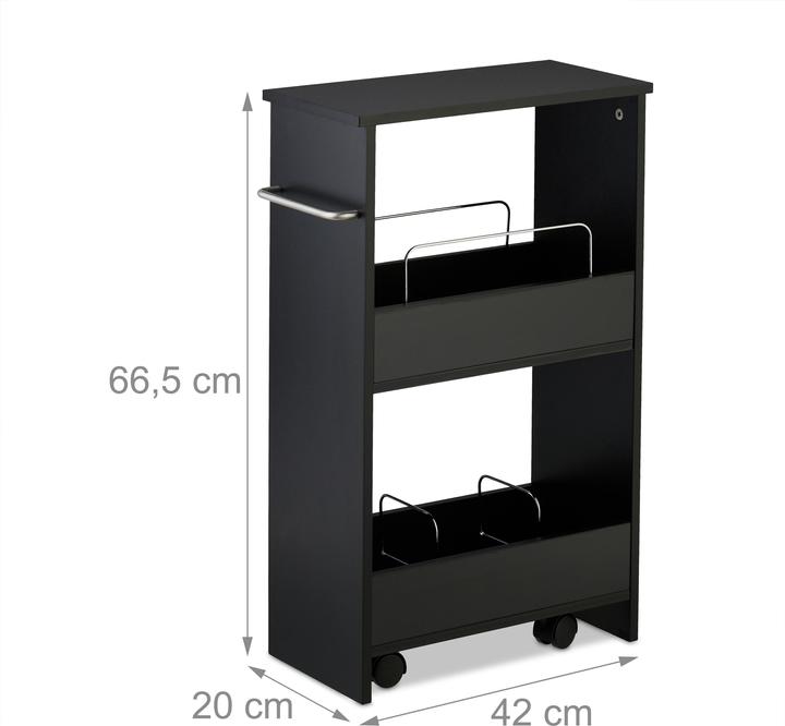 Actual product image Relaxdays Niche trolley