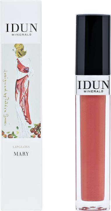 Produktbild IDUN Minerals Lipgloss Mary transparent röd (Transparent Röd)