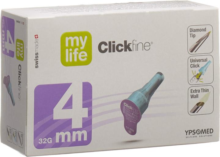 Actual product image Mylife Pen Nadeln 4mm 32G (Pen needles + disposable needles)
