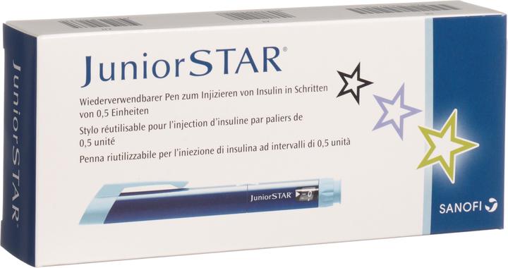 Produktbild JuniorStar Lantus/Apidra/Insuman Insulinpen blau (Insulinspritze)