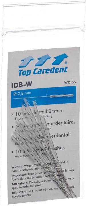 Actual product image Top Caredent C1 IDB-W Interdentalbürste weiss >1.1mm (10 x, 1.10 mm)