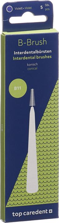 Produktbild Top Caredent B11 IDBG-VK Interdentalbürste violett konisch >2.4mm (5 x)