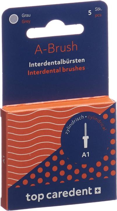 Actual product image Top Caredent A1 IDBH-X Interdentalbürste grau >0.7mm (5 x, 0.70 mm)