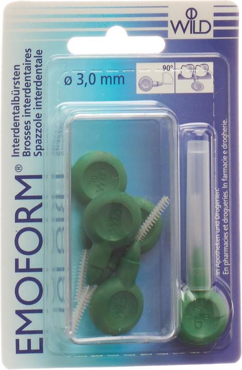 Image du produit Emoform Interdentalbürsten 3.0mm dunkelgrün (5 x, 3 mm)