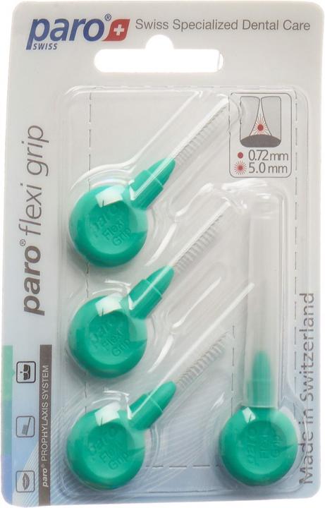 Paro Flexi Grip 5 mm mittel grün zylindrisch (4 x, 5 mm)