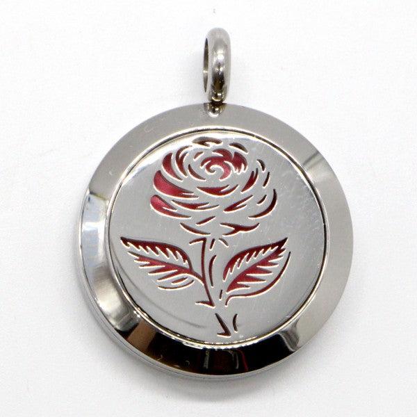 Produktbild Zen Arôme Duft-Schmuck Halskette mit Anhänger No.54 für Ätherisches Öl, Parfum (Edelstahl, Leder)
