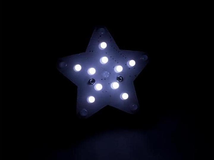 Actual product image Whadda Kit LED Star White