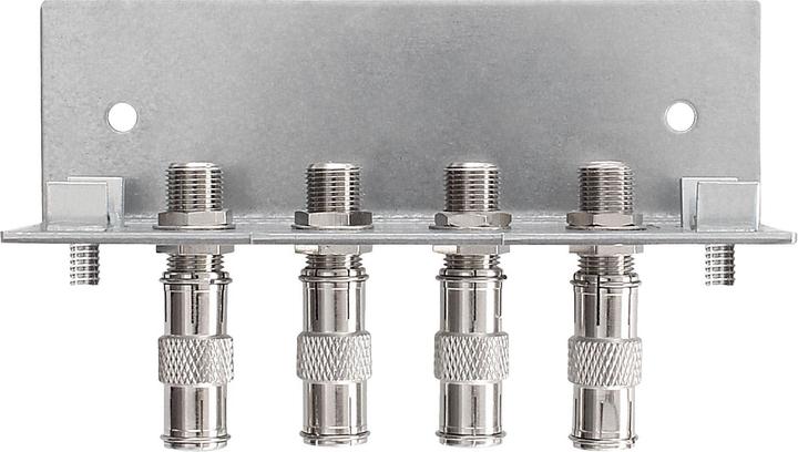 Actual product image Axing QEW 4-12 Grounding bracket single row Grounding and equipotential bonding according to EN 6 (Antenna cable)