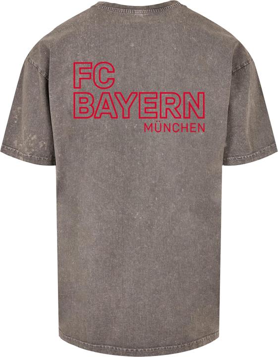 Produktbild FC Bayern München Mia San Mia VR Acid Washed Heavy Oversize Tee - 115275 (L)