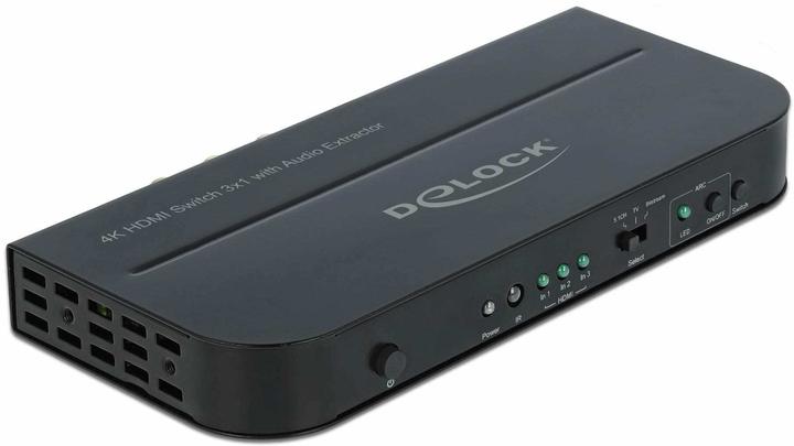 Produktbild Delock Umschalter 3 Port HDMI, inkl. Audio Extraktor HDMI