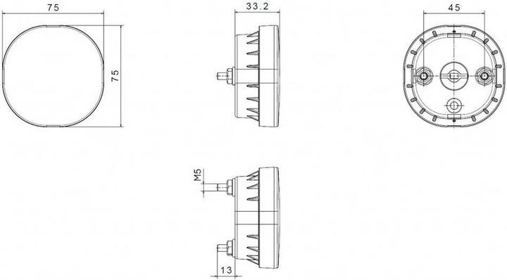 Immagine prodotto Fristom Proiettore di retromarcia a LED FT 410 P