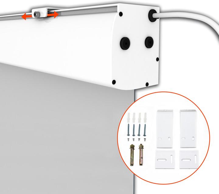Actual product image Celexon Expert - screen - ceiling mounting possible, suitable for wall mounting - motorized (139.20", 1:1)