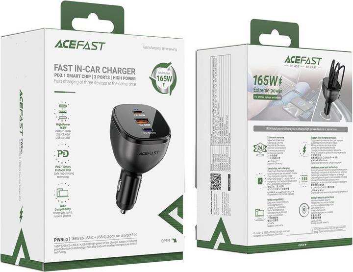 Productafbeelding Acefast B14 Autolader Autolader 165W