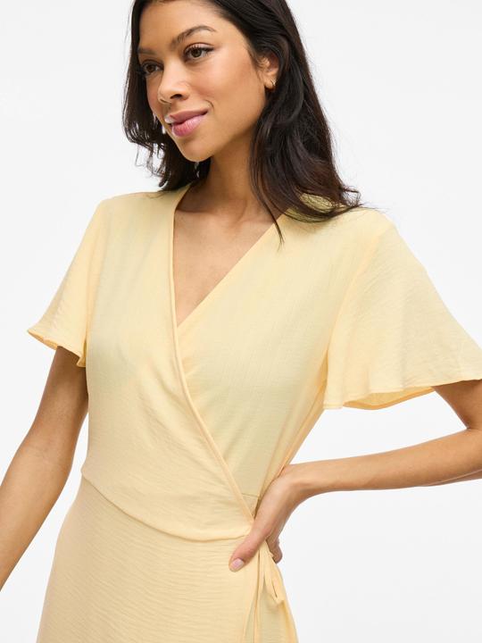 Image du produit Vila Kurzärmeliges Wickelkleid (38)