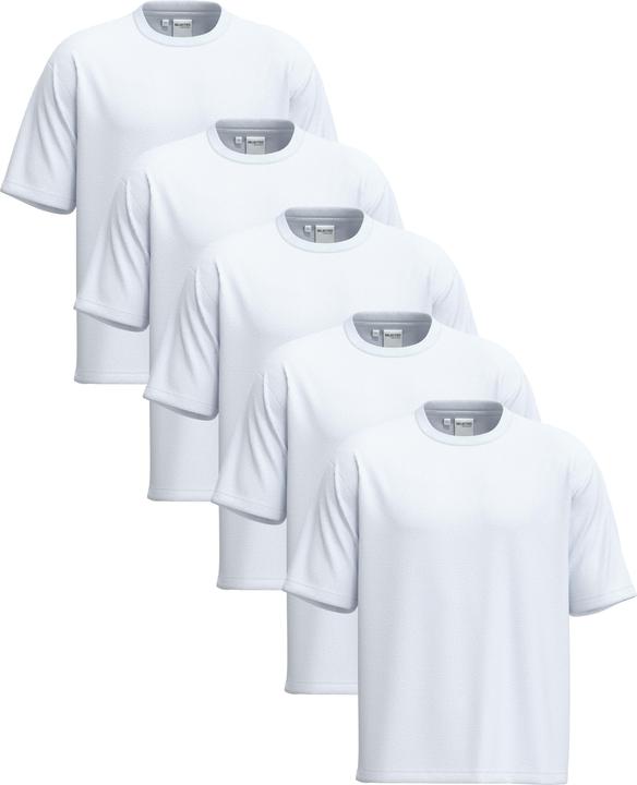Selected Homme Slhcormac Ss O-Neck Tee 5 Pack Noos