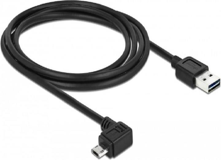 Actual product image Delock Easy USB-A - Micro-B, angled left/right (2 m, USB 2.0)