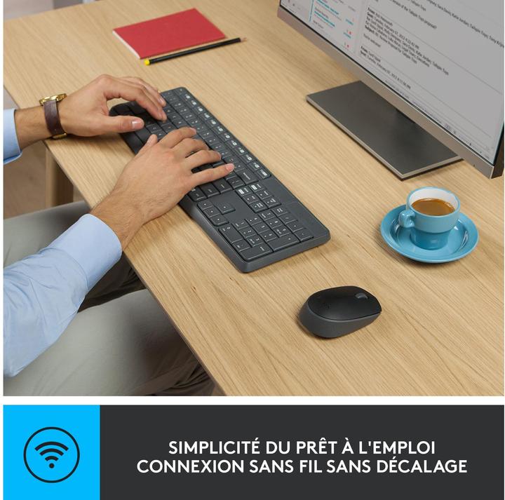 Produktbild Logitech Mk235 (CH, Kabellos)