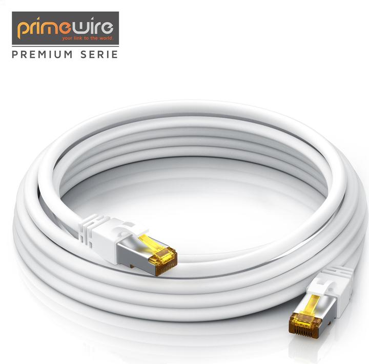 Produktbild Primewire CAT.7 Netzwerkkabel - Ethernet Gigabit Lan Kabel RJ45 - 10 Gbit/s - Patchkabel - komp. CAT.6 CAT.8 (S/FTP, PiMF, CAT7, 30 m)