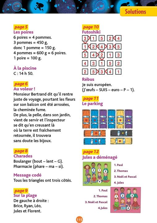 Produktbild Jeux et énigmes, du CM1 au CM2, 9-10 ans (Französisch, Eric Berger, Michèle Lecreux, Pascal Guichard, Clémence Roux de Luze, 2022)