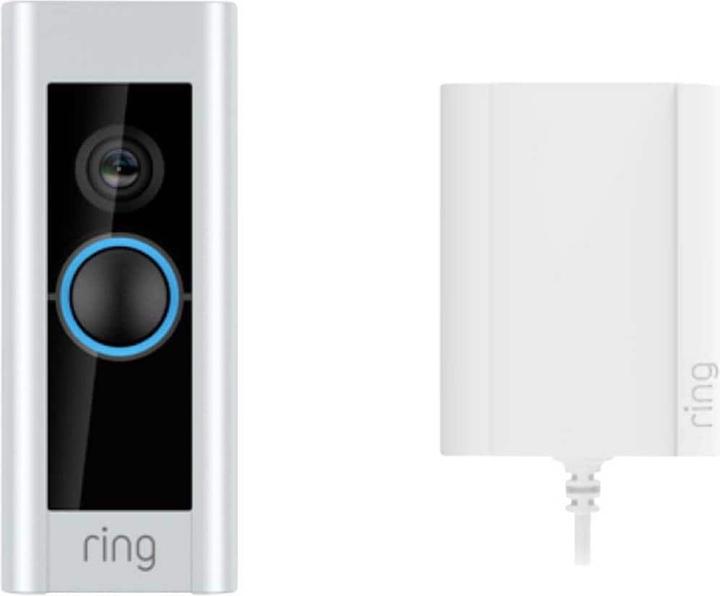 Image du produit Ring Sonnette vidéo Pro + adaptateur secteur (WiFi)
