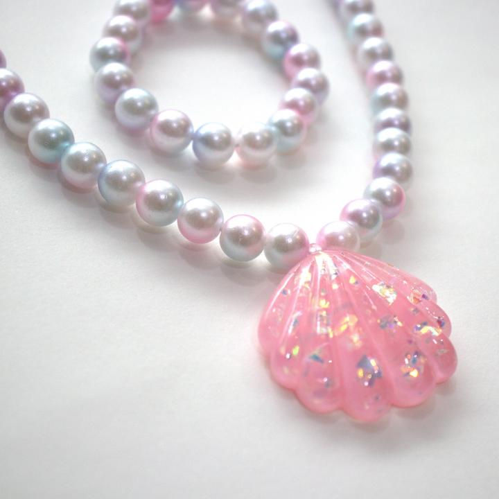 Actual product image Yuko.B Necklace and bracelet (ABS, Acrylic)