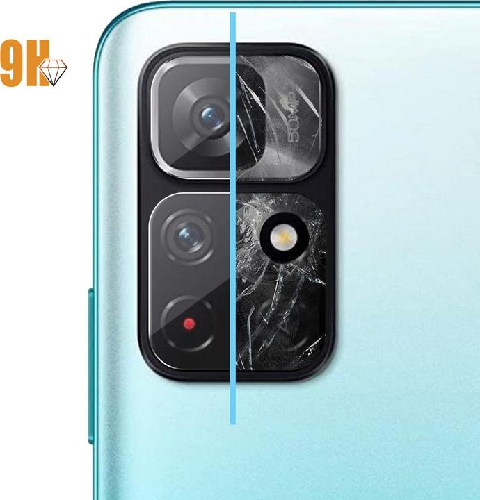 Produktbild Avizar Schutzfolie, Rückkamera Folie, Kameraschutz (2 Stück, Xiaomi Redmi Note 11S 5G)