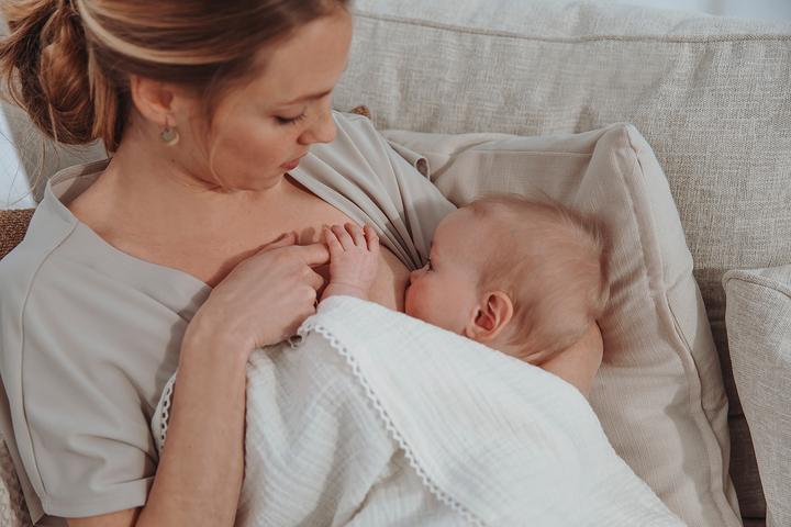 Produktbild Meyco Spitze swaddle (120 cm, 120 cm)
