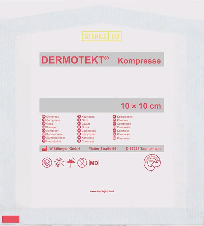 Produktbild Söhngen DERMOTEKT KOMPRESSE V10X10