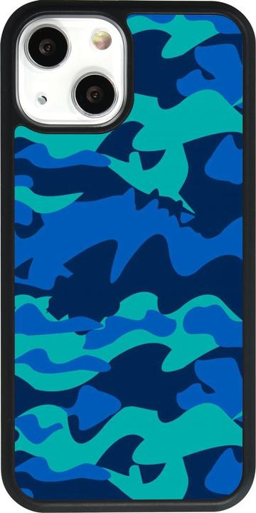 Immagine prodotto PhoneLook Coperchio Silicone Nero Camo Blu (Apple iPhone 13 mini)