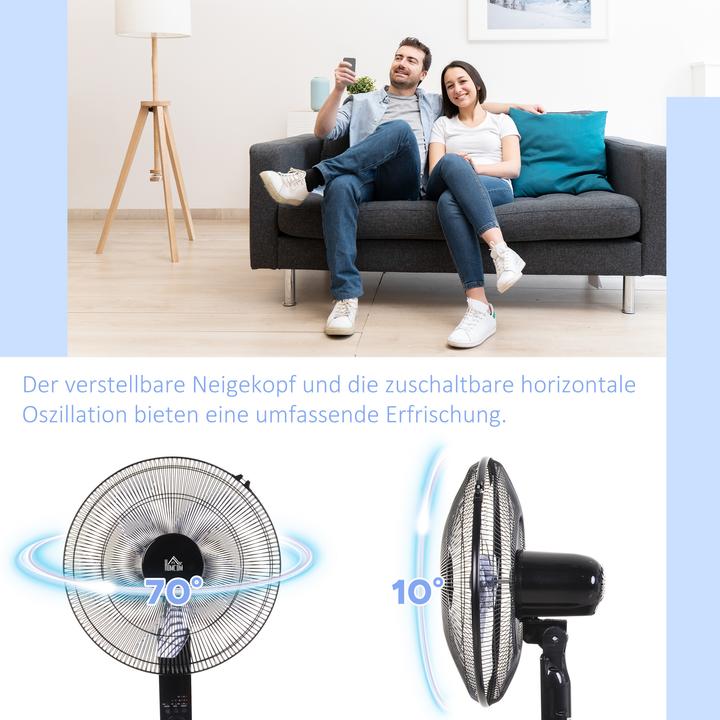 Produktbild Homcom Standventilator mit Fernbedienung
