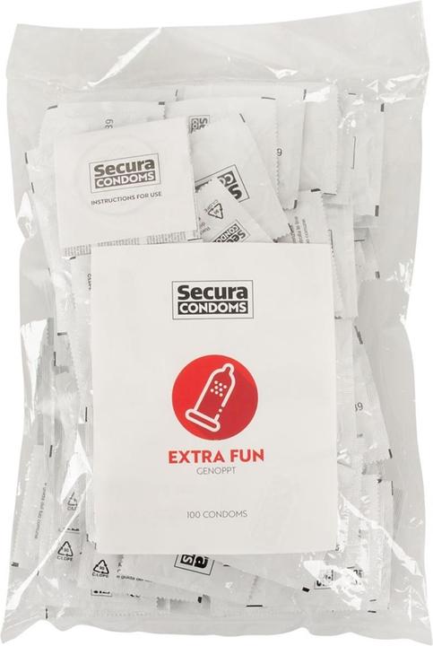 Actual product image Secura Extra Fun 100pcs Bag (100 pcs.)