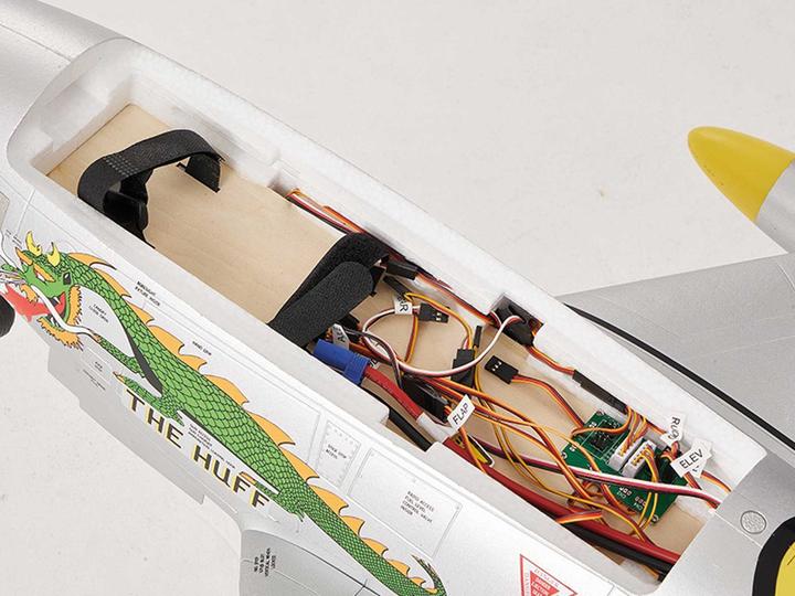 Produktbild FMS F-86 The Huff Jet EDF 80 PNP silber - 122 cm (Jet)