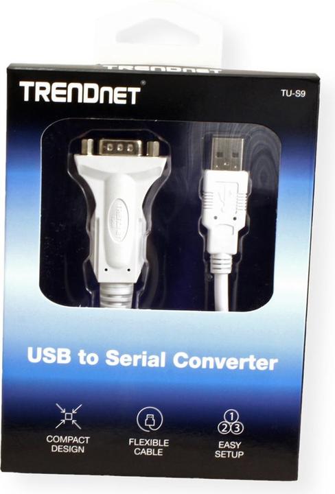 Produktbild Trendnet USB-zu-Seriell-Konverter (0.54 m)
