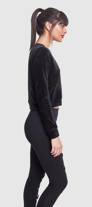 Produktbild Urban Classics Ladies Short Velvet Crew (XS)