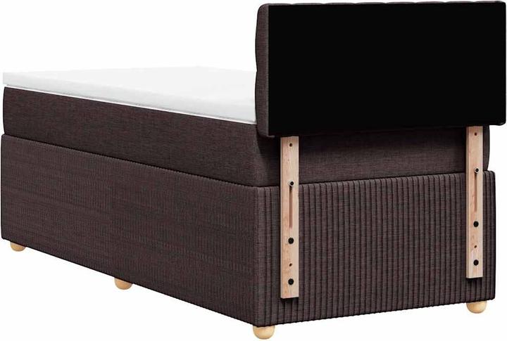 Image du produit VidaXL Bo x lit de saut avec matelas 90 x 190 cm Tissu (90 x 190 cm, 90 x 190 cm)