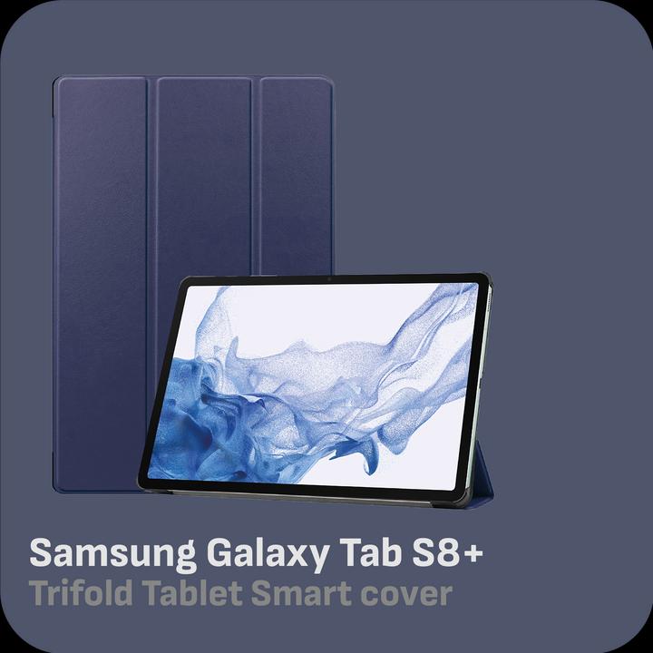 Produktbild Cazy Premium Smart Hülle Kompatibel mit Samsung Galaxy Tab S8+ - Schutz Etui Hülle - Automatischem (Galaxy Tab S8+)