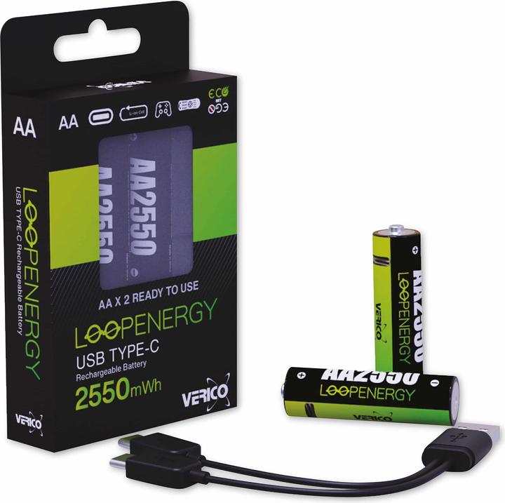 Image du produit Verico LoopEnergy (2 pcs, AA, 1700 mAh)