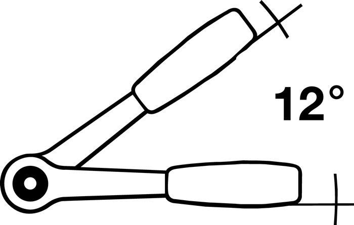 Actual product image Stahlwille 735/4 58250004 Fine-tooth ratchet 1/4/ (1/4")