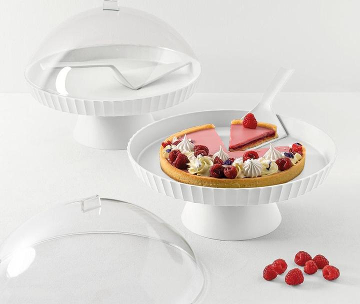 Produktbild Blim Plus Schale auf Fuss Agora mit Haube und Kuchenheber ø 30 cm