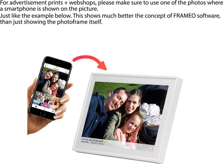 Frameo PFF-710 (7", 1024 x 600 pixels)