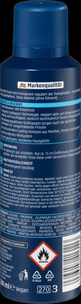 Actual product image dm Balea MEN Antiperspirant deodorant spray Fresh (Spray)