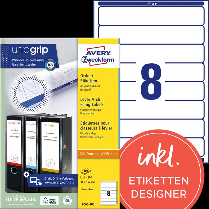 Produktbild Avery Ordneretiketten