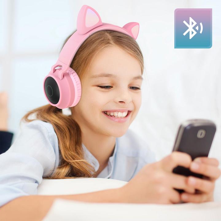 Image du produit Avizar Oreilles de chat Casque Bluetooth