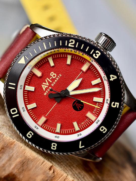Image du produit AVI-8 AV-4103-04 Tuskegee Airmen Limited Edition Montre Homme 40mm 5ATM (Montre analogique, 40 mm)